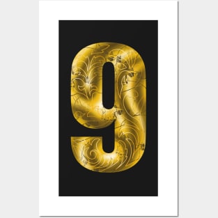 number nine Posters and Art